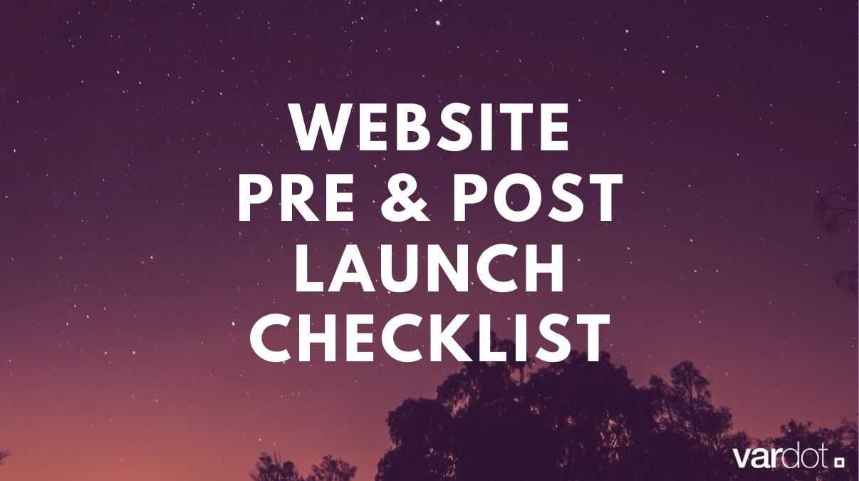 Quality Assurance Website Launch Checklist