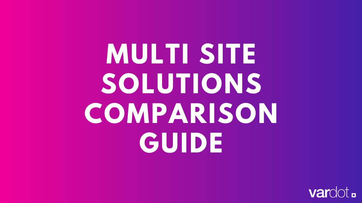 Drupal Multiple Sites Solutions