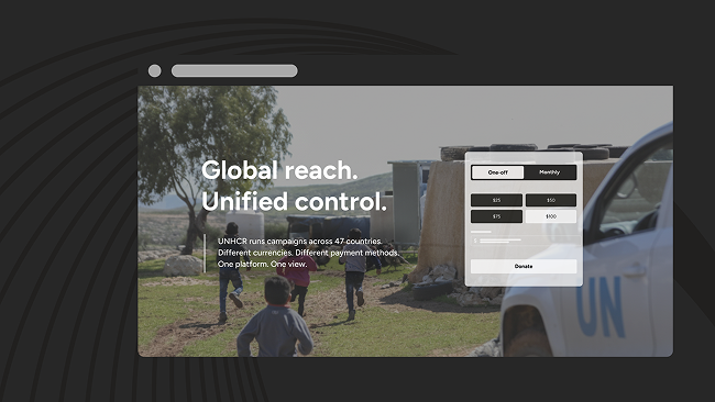 UNHCR Donation platform 