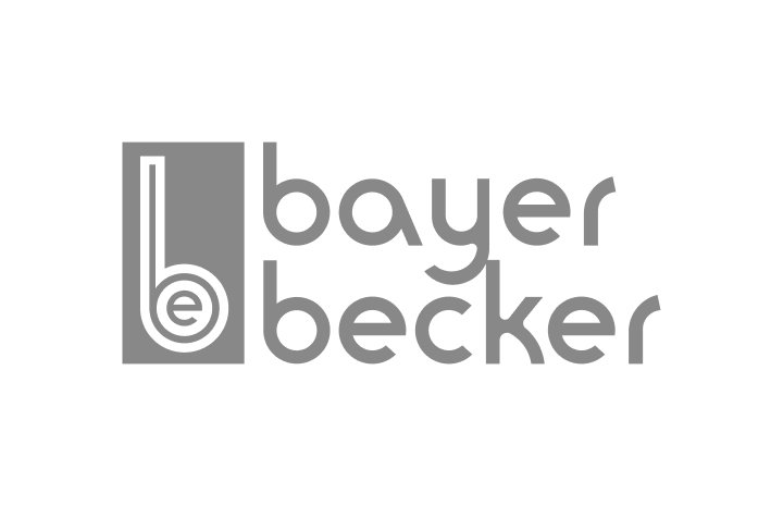 Bayer Becker company logo in gray text.