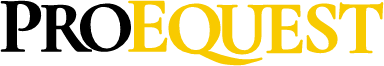 ProQuest logo, black and yellow text on a white background.