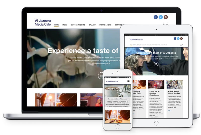 Taste of Drupal: New Al Jazeera Cafe Website developed by Vardot