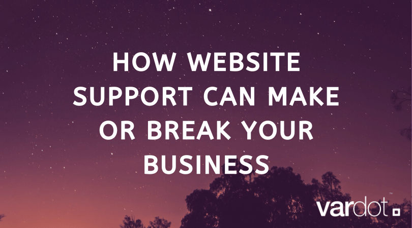 Why is website support and maintenance important?
