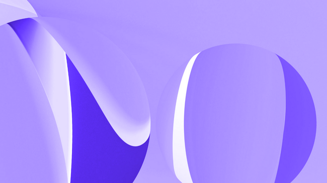 Generic purple background with circulate shapes