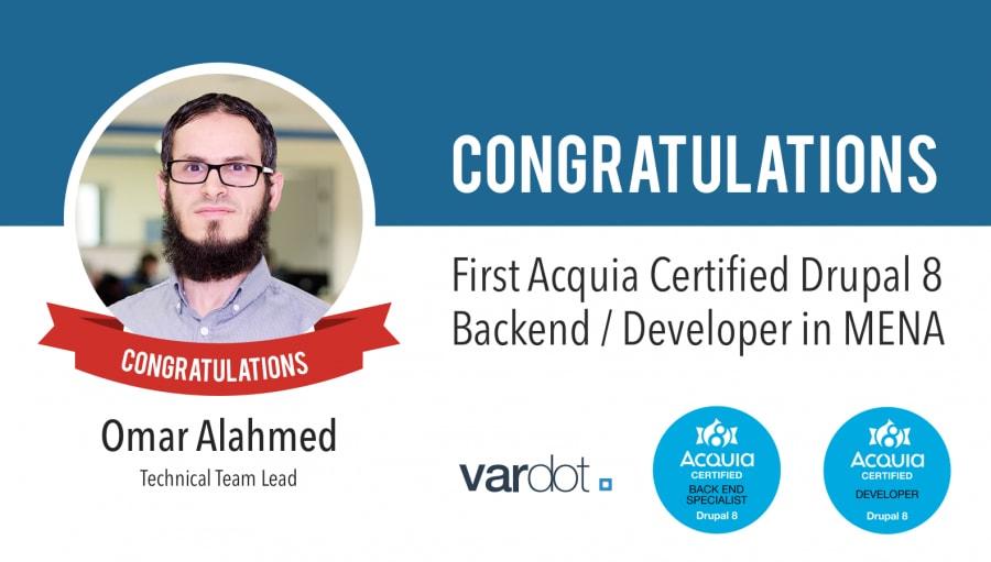 The First Drupal 8 Back End Developer in MENA