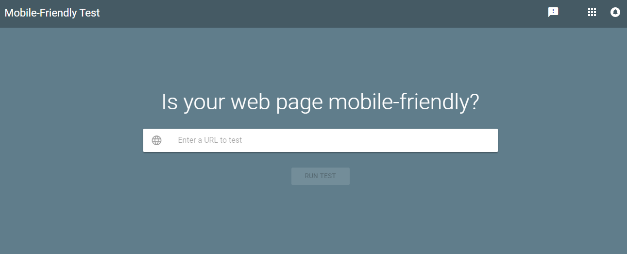 لقطة شاشة لاختبار Google Mobile-Friendly