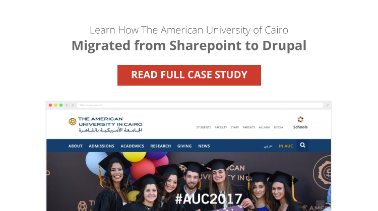 AUC Website Case Study