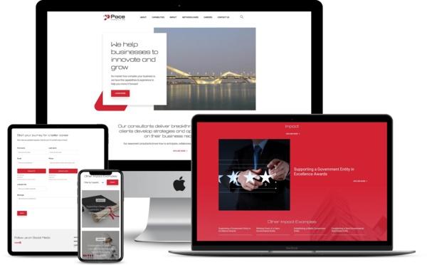 Drupal 9 Web Design for Pace Consulting