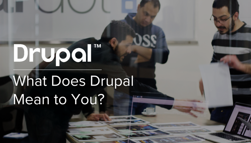DrupalCon Dublin 2016 - What Drupal means to us?