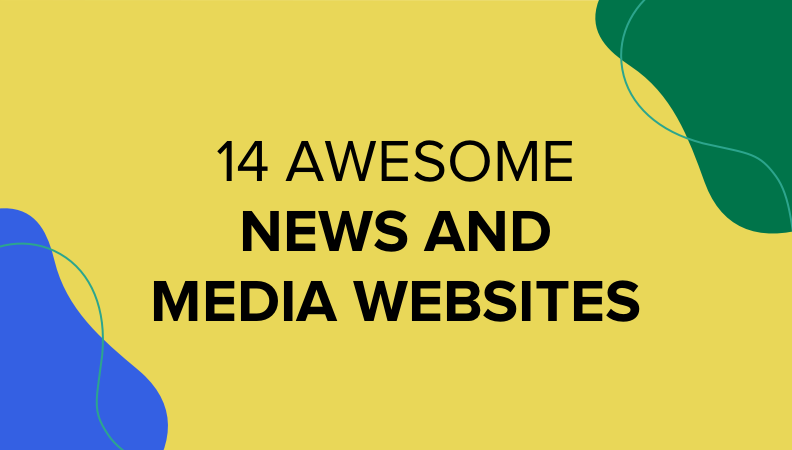 awesome news and media websites banner