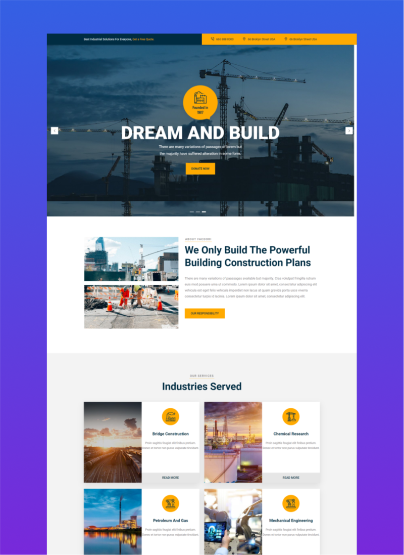 Facdori Drupal 9 Fully Featured Theme