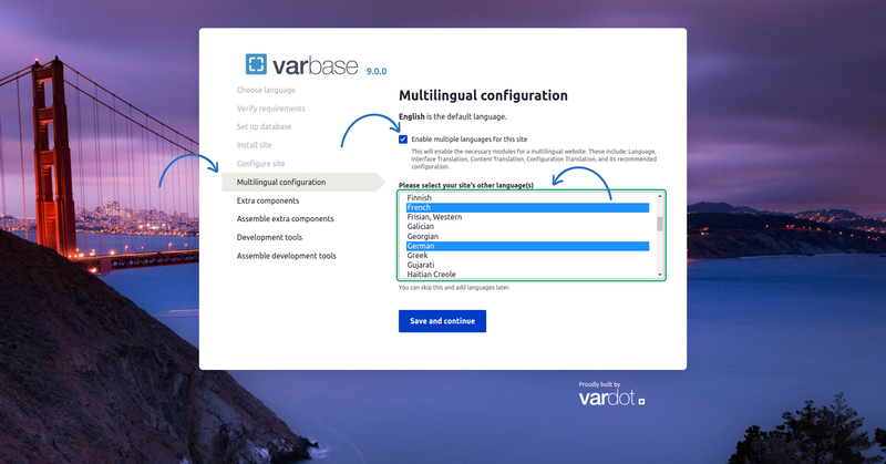 Varbase Multilingual Configuration