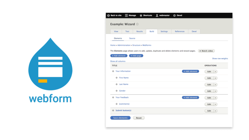 Webform drupal integration 