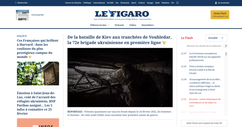 Le Figaro Drupal website