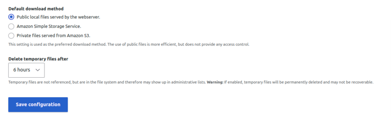 Configuring upload fields in Amazon S3 