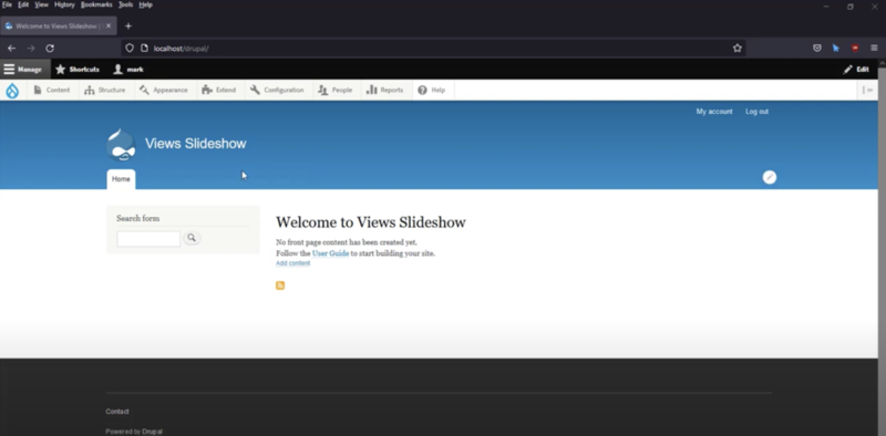 Drupal Slidshowviews module 