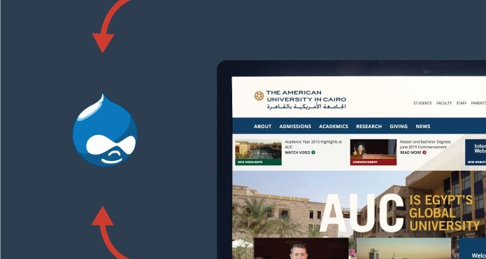 The American University in Cairo's New Website
