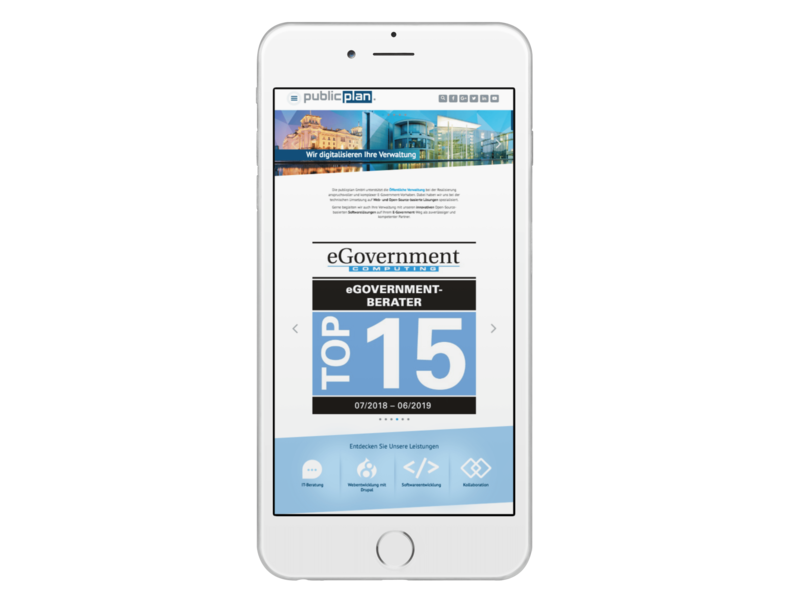 Mobile Responsive Drupal 8 Website