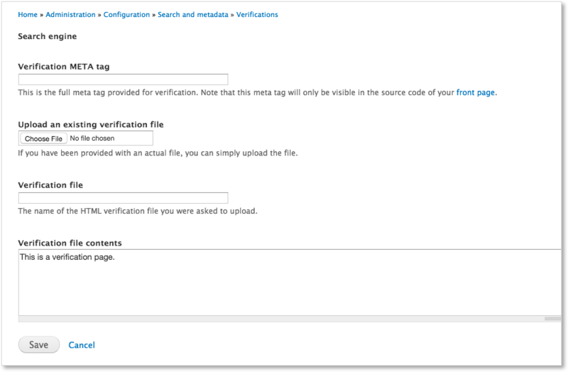 Site Verification