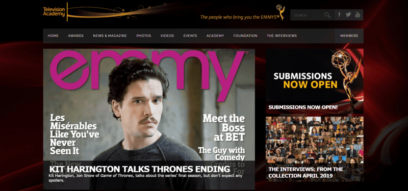 The Emmys Website