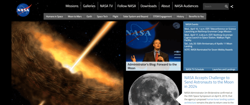 NASA Website NASA Website