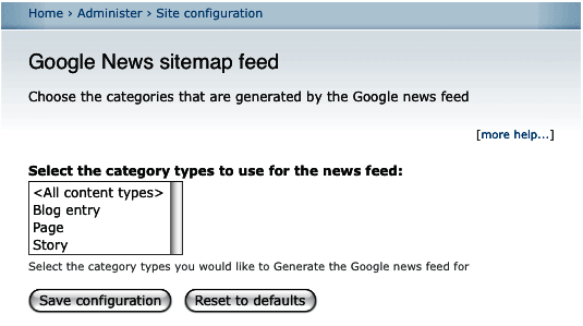 Google News Sitemap