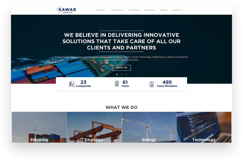 Kawar Group Website