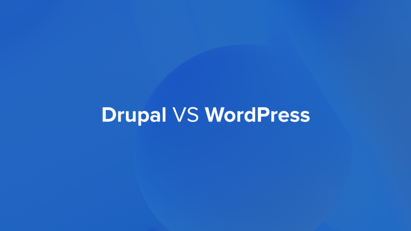 WordPress vs Drupal CMS