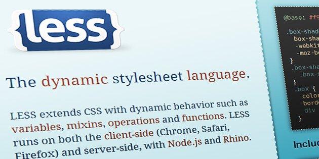 LESS CSS Apache module LESS CSS Apache module