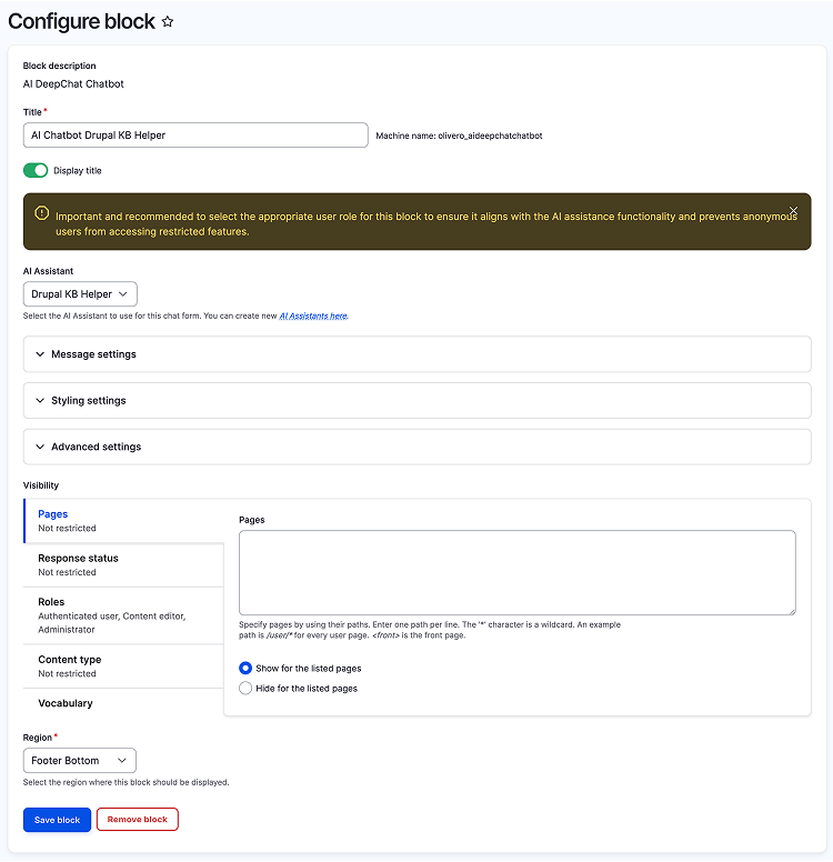 Coding composer Screenshot