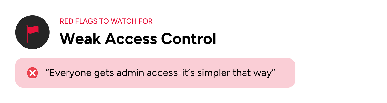 Weak access control 