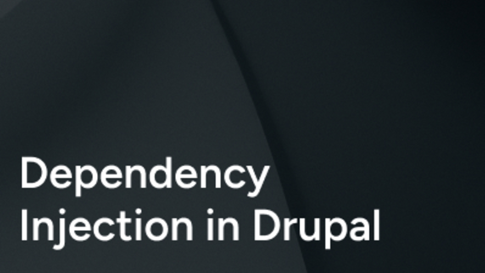 Dependency Injection in Drupal