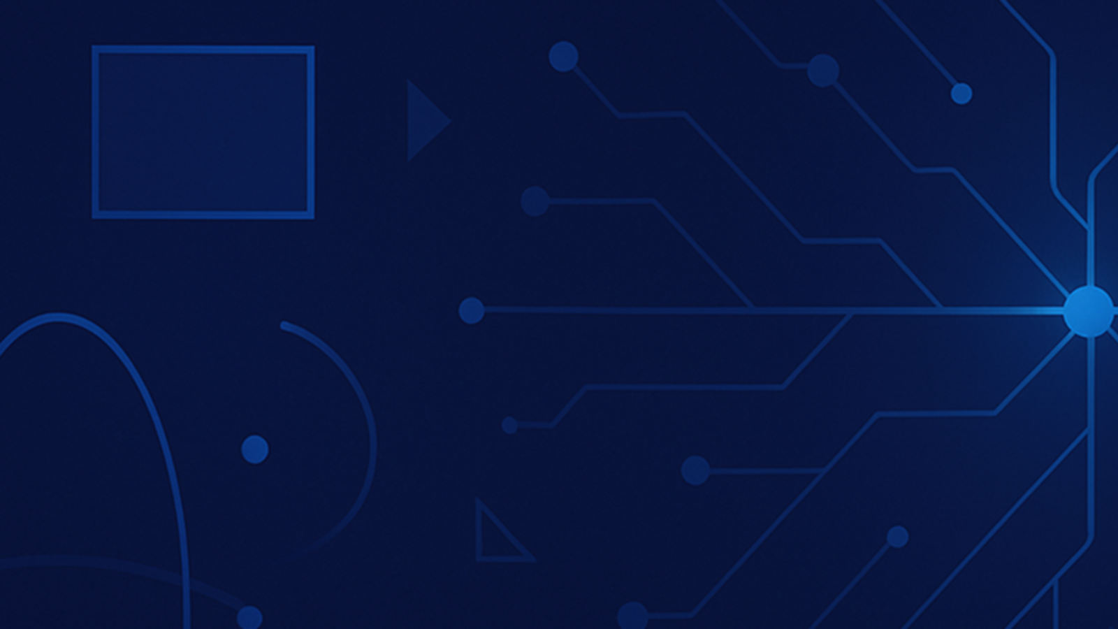 Blue Futuristic image featuring AI 