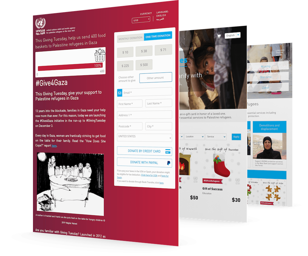 UNRWA - Donate Platform UNRWA - Donate Platform