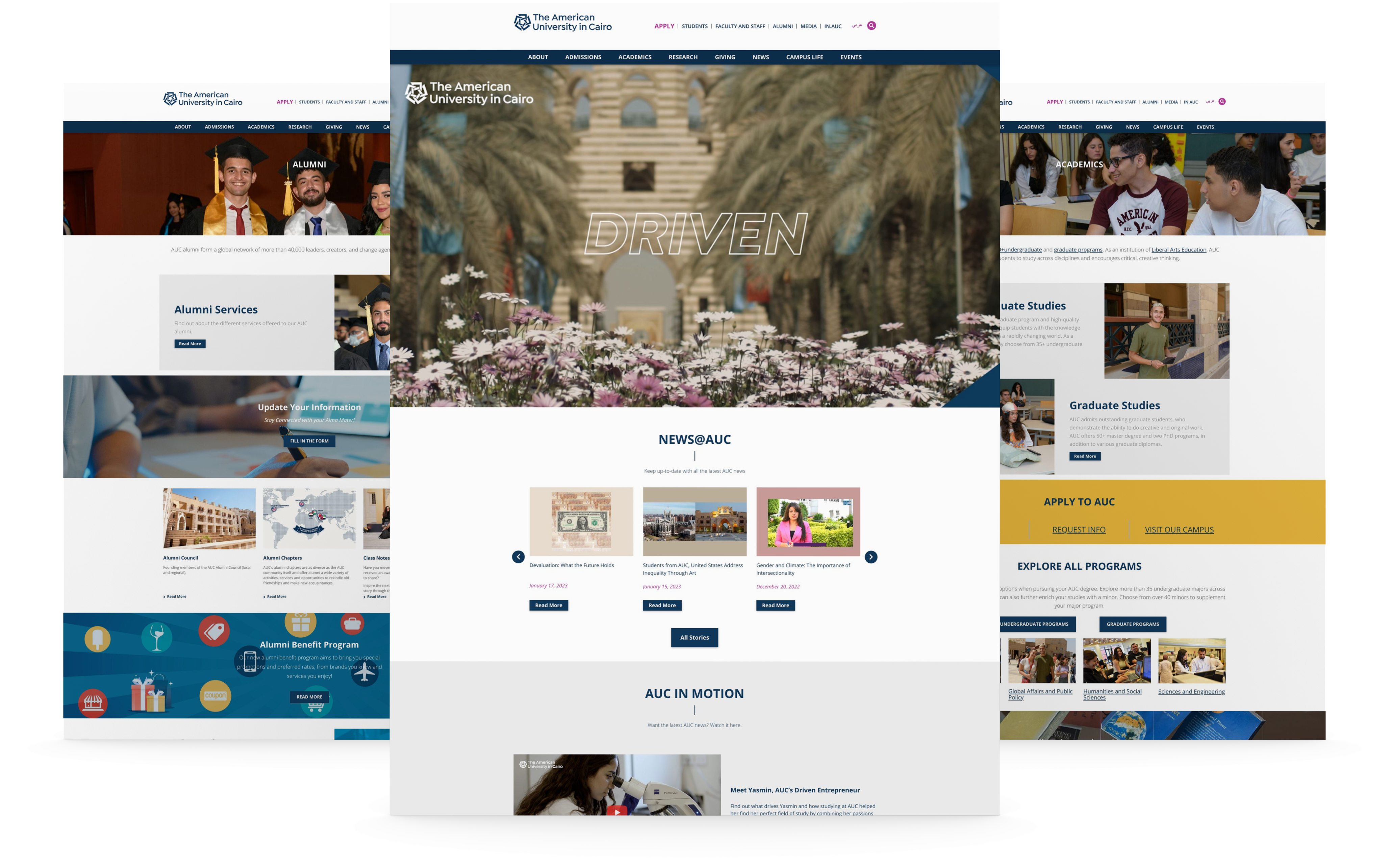 AUC Drupal 9 website case study
