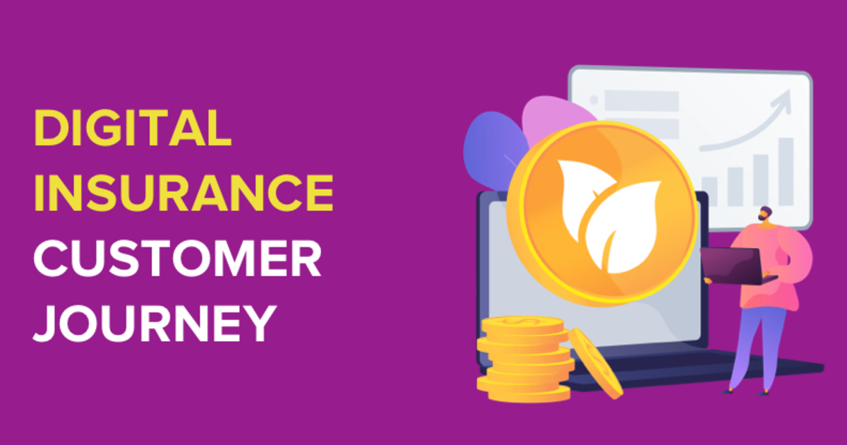 Digital Insurance Customer Journey Infographic Vardot