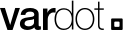 Vardot black logo